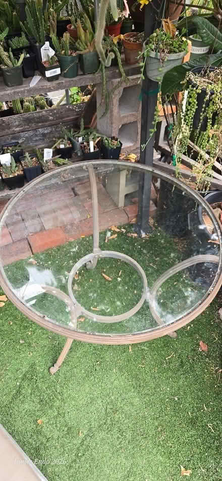 Photo of free Glass metal table (san jose, ca) #3