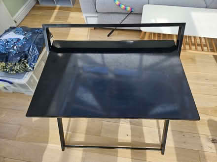 Photo of free Foldable black metal desk (North Tonbridge TN10) #1
