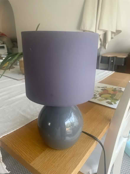 Photo of free Small Grey Lamp (New Malden/SW20) #1