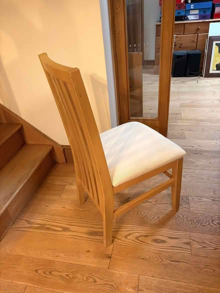 Photo of free Solid wood chair. (Sutton Pools OX14) #2