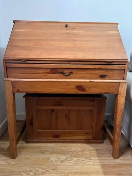 Photo of free IKEA bureau and storage stool (S8 Greenhill) #1
