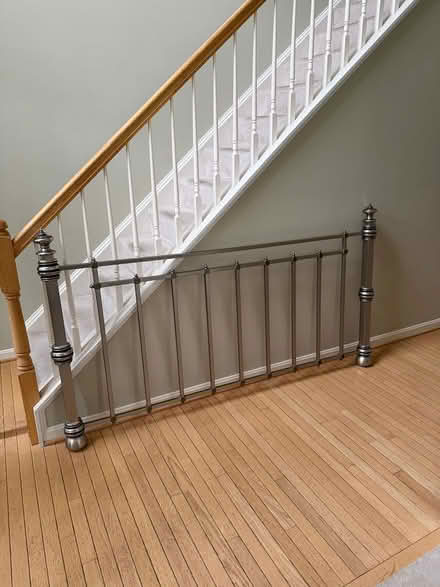 Photo of free Metal king size headboard/footboard (Bowie) #2