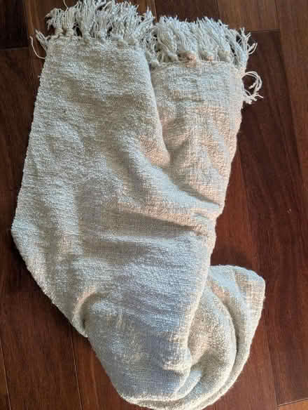 Photo of free Soft boucle cream throw (Cupertino/West San Jose) #1
