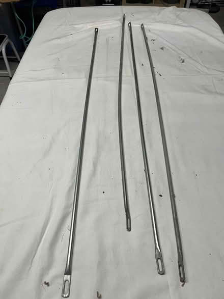 Photo of free 4 x metal support rods (Bidston CH43) #1