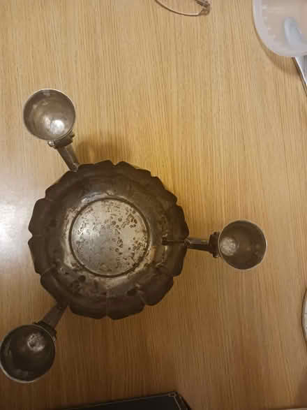 Photo of free Silverplate candle flower holder (West Village by 10 Downing St) #2