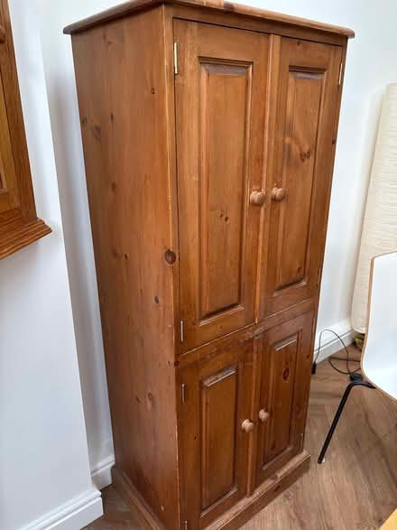 Photo of free Pine double cupboard (Stannington S6) #1