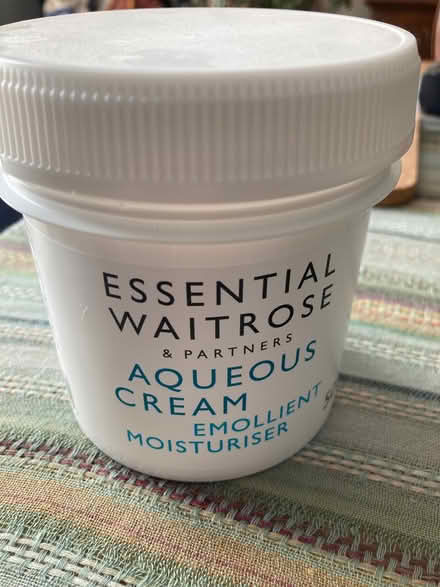 Photo of free Open tub of aqueous cream (Wymondham NR18) #1