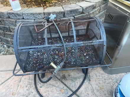 Photo of free Outdoor Fireplace - propane (Near Fairgrounds. Pleasanton) #1