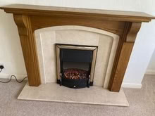 Photo of free Dimplex electric fire with surround (Dronfield S18) #2