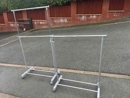 Photo of free 2 clothing rails (Bidston CH43) #3