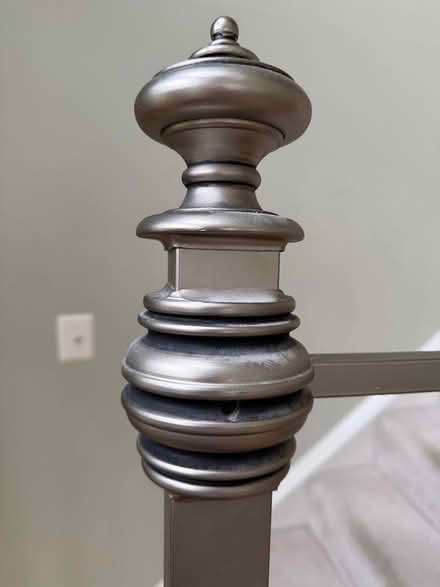 Photo of free Metal king size headboard/footboard (Bowie) #3