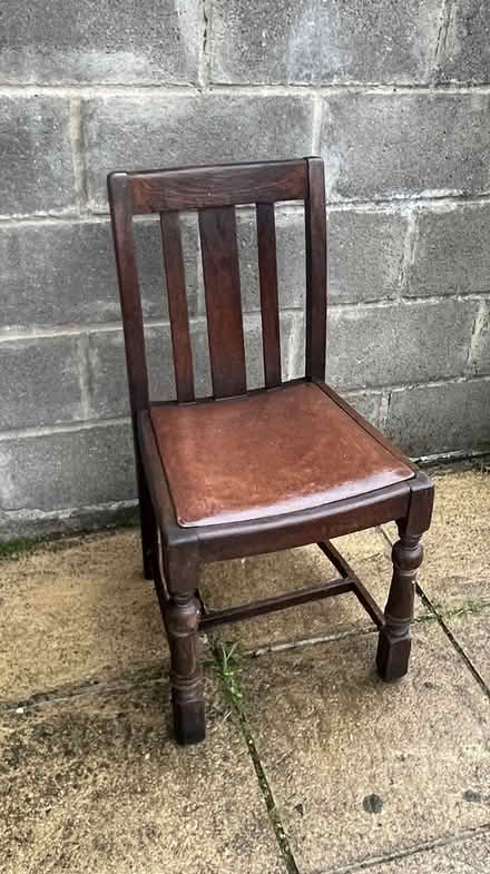 Photo of free Wooden chair #2 (Croesyceilog NP44) #1