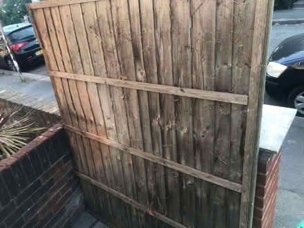 Photo of free Wooden fence panel (Woodford E18) #1