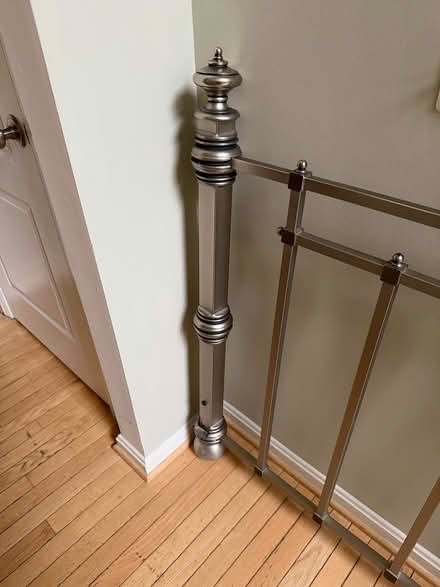 Photo of free Metal king size headboard/footboard (Bowie) #4