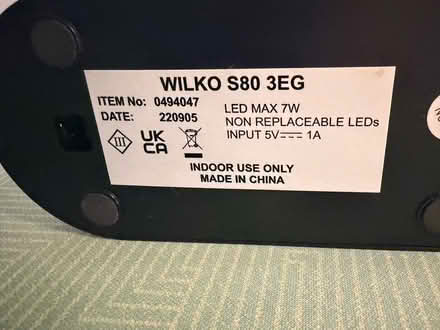 Photo of free Wilko LED Desk Lamp (KT3 New Malden) #4