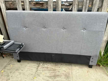 Photo of free Gray fabric double bed (Harrow HA3) #1