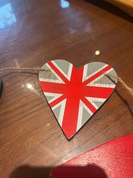 Photo of free Wooden Heart Bunting (London Colney AL2) #2