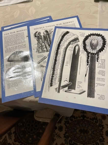 Photo of free Plains Indian War Bonnet materials (Denvilles PO9) #1