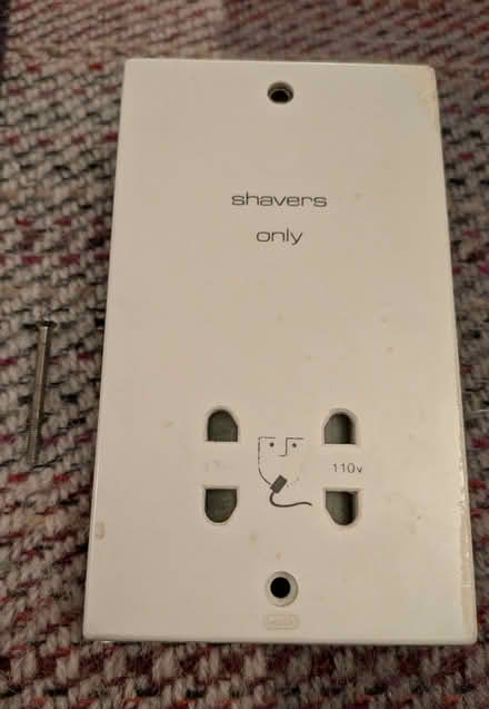 Photo of free 240 volt shaver adapter (wall mounted) (Lyppard Grange WR4) #2