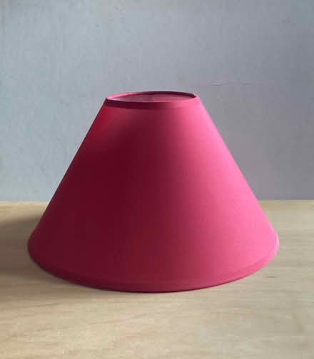 Photo of free Red Fabric 'Coolie' Lampshade (8" deep" (St James, South Elmham IP19) #3
