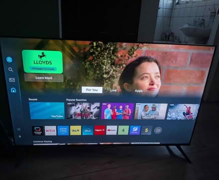Photo of free 50inch QLED smart TV uses the Samsung operating system. (Clacton-on-Sea CO15) #1