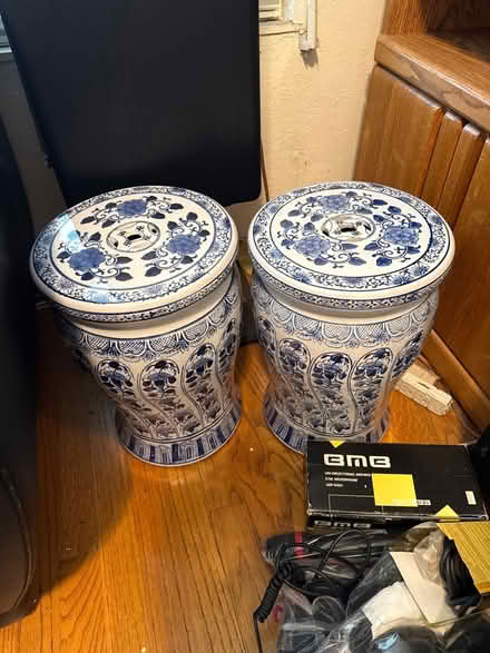 Photo of free 3 ceramic garden stools (Ardenwood) #1