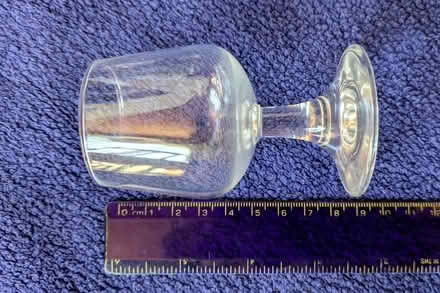 Photo of free 3 Small Sherry Or Shorts Glasses, Plain Glass (Elham CT4) #2