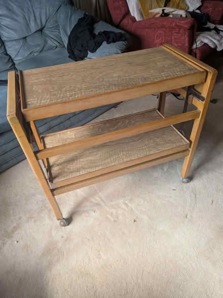 Photo of free vintage 1960's 'Tri-Magic' metamorphic drinks trolley/table (Hendon NW4) #1