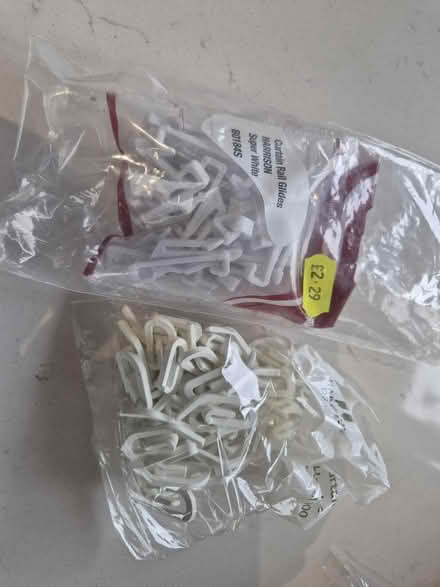 Photo of free Curtain hooks and gliders (Southbourne BH6) #1