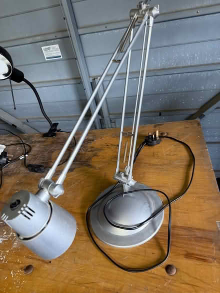 Photo of free Anglepoise type lamp silver (North Tonbridge) #1