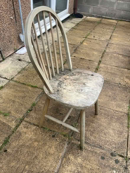 Photo of free Wooden chair (Croesyceilog NP44) #1