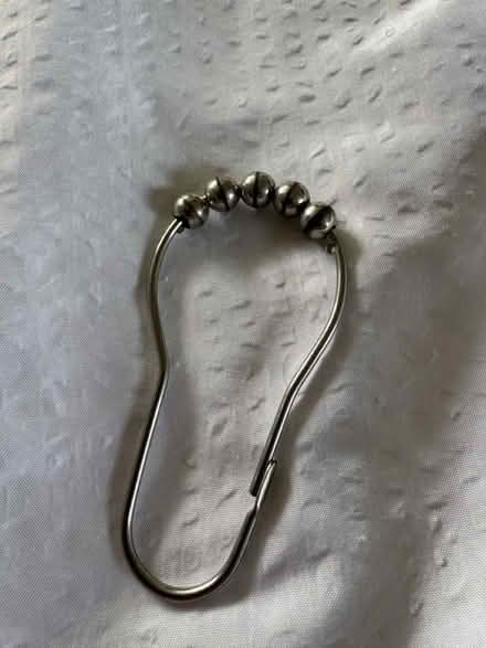Photo of free Shower Curtain + rings (Marsworth, HP23) #3
