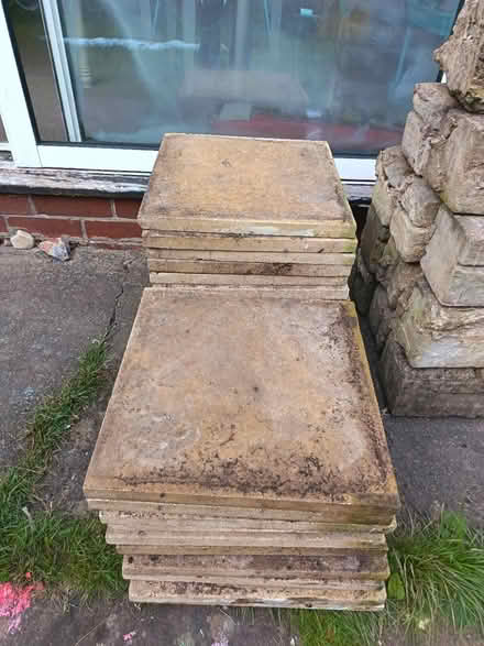 Photo of free 24 yellow flags 40cm x 40cm (Cheadle Hulme SK8) #2