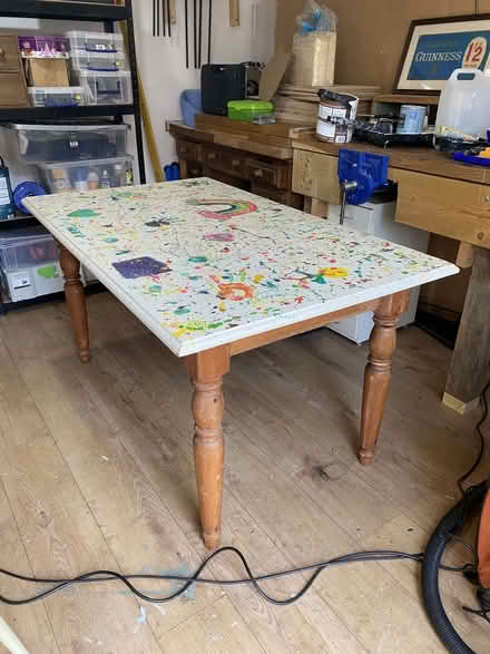 Photo of free 6 seater table upcycle project (Old Town SG1) #1
