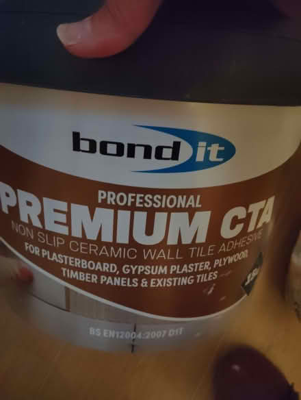 Photo of free Off white tile adhesive (Walsall WS1) #1