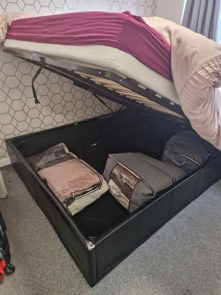 Photo of free Double bed with mattress (OL9 6SB) #2