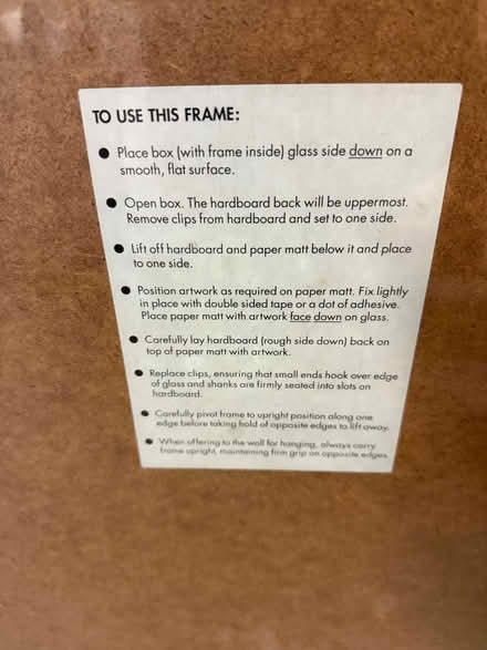 Photo of free 3 large clip frames for posters/photos (Old Road OX3) #4