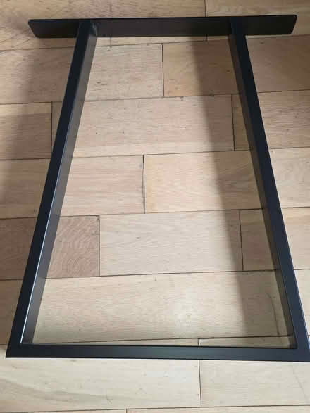 Photo of free Trapezium table leg 71cm high, 58cm wide (Loughton MK5) #1