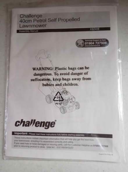 Photo of free Lawnmower (TN24) #1