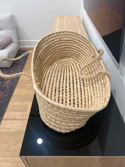 Photo of free Wicker bassinet (Old Town) #2
