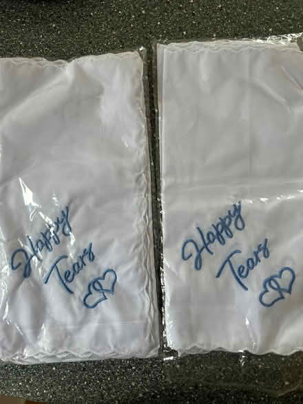 Photo of free Happy Tears handkerchief (Queenspark G42) #1