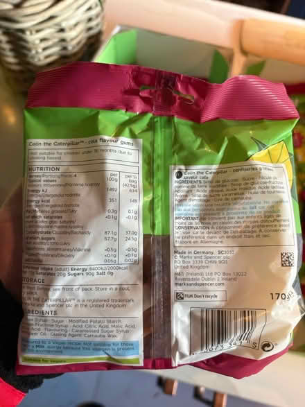Photo of free Colin the Caterpillar Cola Gums (Liverpool L13) #3