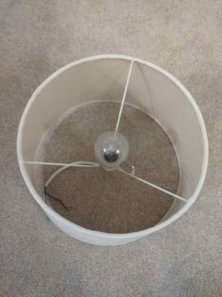 Photo of free Off White Suede Lampshade from Laura Ashley (Roseacre ME14) #1