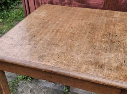 Photo of free Square wooden table (Kirkstall, Leeds LS5) #1