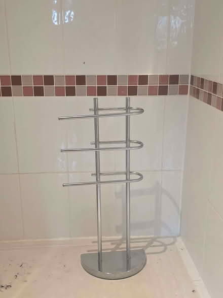 Photo of free Chrome towel rail (Stockwood LU1) #1