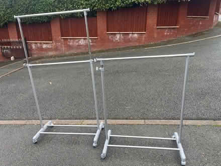 Photo of free 2 clothing rails (Bidston CH43) #1