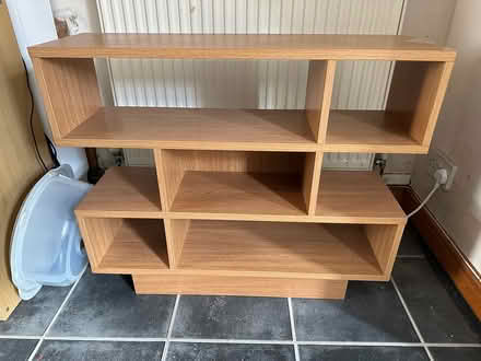 Photo of free Wooden shelf unit (LA1 Bowerham) #1
