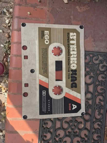 Photo of free Cassette tape doormat (Stoneleigh, Epsom) #1