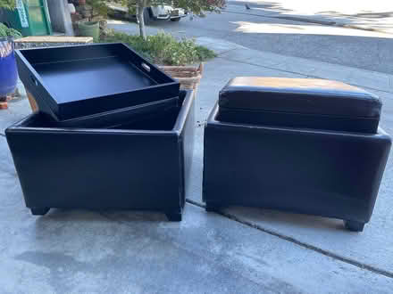 Photo of free Ottomans, baskets (Phinney Ridge) #1