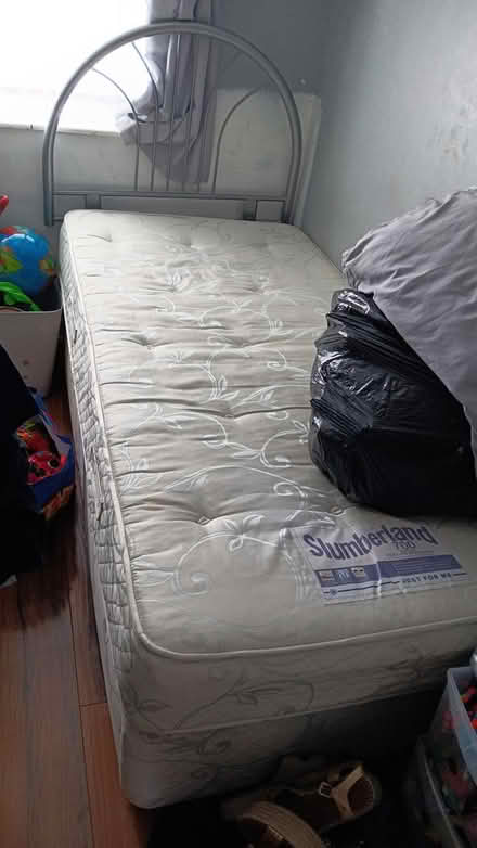 Photo of free Single bed base and headboard (L30) #1